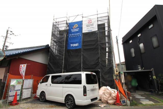 仲介手数料無料）江南市飛高町栄１棟／１期１号棟の外観|10月4日 北から撮影