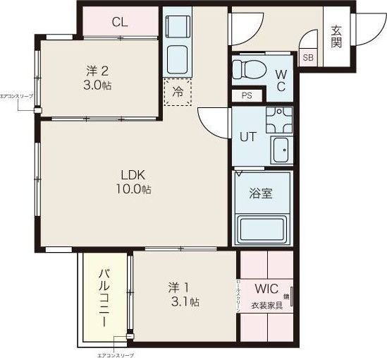 【間取り】 | ilusion六番町