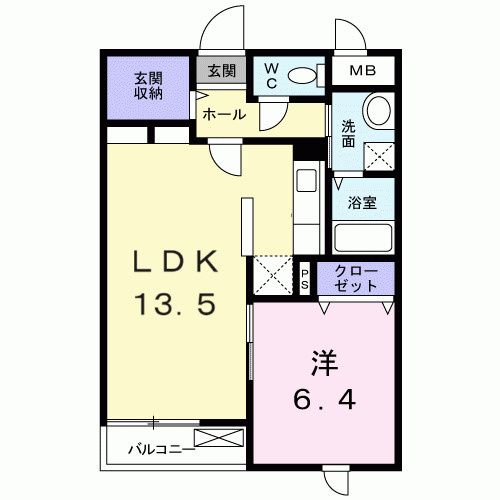 ジュリエットの間取り