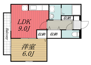【間取り】 | エスポワール　Ⅱ