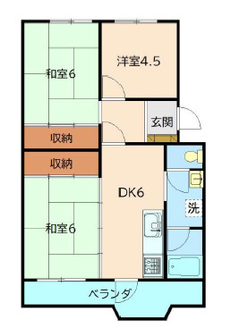 【間取り】 | 京成サンコーポ3号棟
