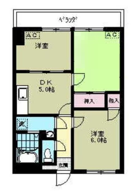 リブステージ横浜の間取り|間取りです。