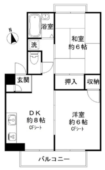 【間取り】 | ハイムＳＩ