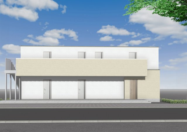 仮称　代沢１丁目アパートのエントランス