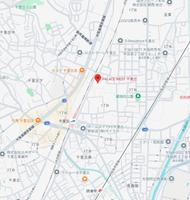 【地図】 | PALACEWEST千里丘B