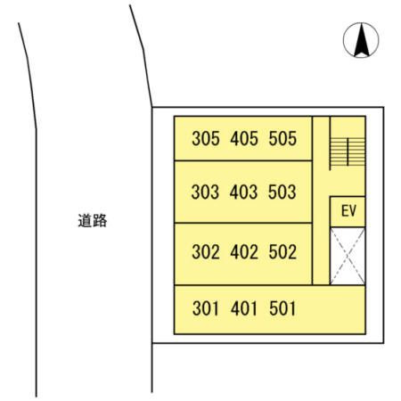 Ｈ＆Ｔ　Ｂｌｄｇの区画図