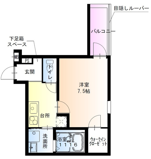 【間取り】 | フジパレス豊里中央公園Ⅰ番館