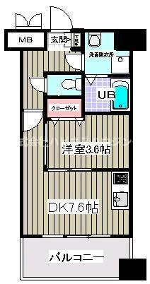 クレール柏の間取り