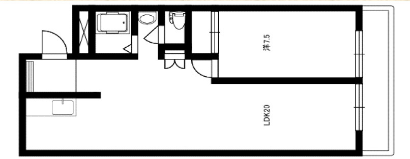 メゾンドール天王寺　天王寺小学校の間取り|メゾンドール天王寺　間取り図