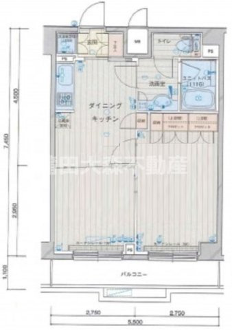 ルーブル下丸子の間取り|間取り