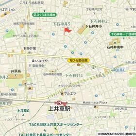 エルスタンザ下石神井の地図