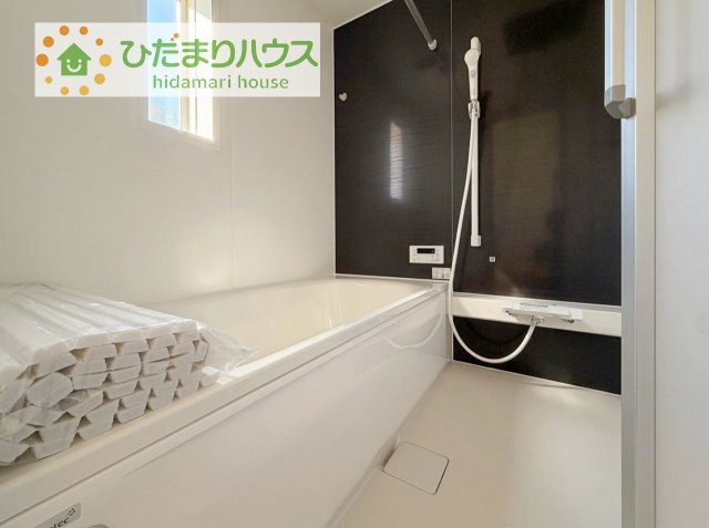 【浴室】 | つくば市谷田部第24　新築戸建　2号棟 | 大人が足を伸ばしても十分な広さ！一人でゆっくりくつろぐ時間も大切です！