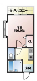 兼山マンションの間取り