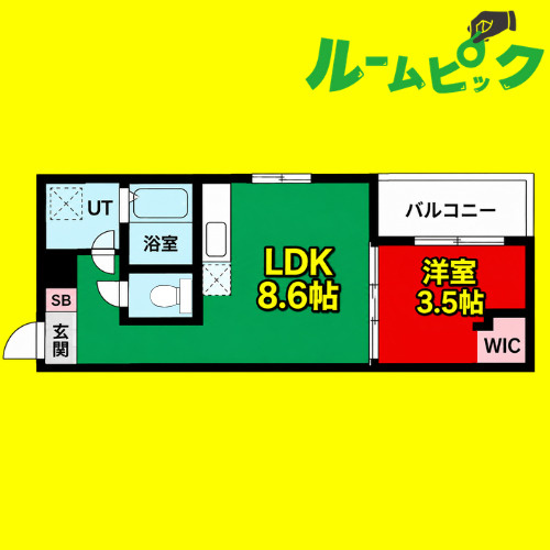 MOVE中村公園PREMIO　名古屋市賃貸　仲介手数料無料の間取り