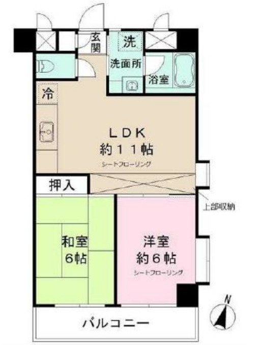 オーベルジュ桐ヶ丘の間取り