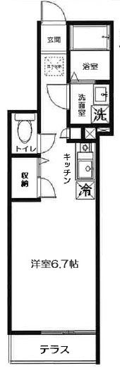 ドルチェ雑司が谷の間取り|間取りです。