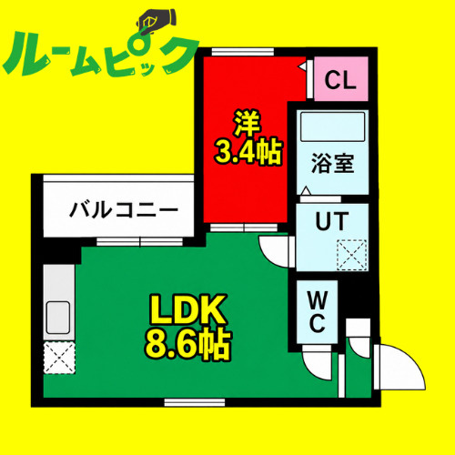 MOVE中村公園PREMIO　名古屋市賃貸　仲介手数料無料の間取り