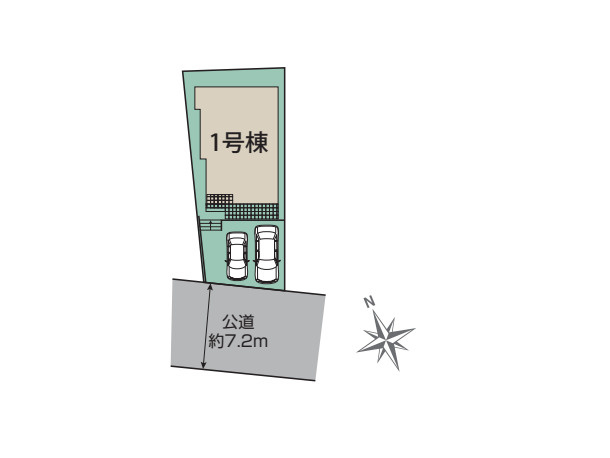 【土地図】 | 立野台新築戸建 | 敷地の形状・寸法・接道を示した図です。現況と異なる場合は現況を優先します。建物の配置や駐車のしやすさ、日当たり、隣家との距離感は現地でご確認いただけます。見学はお気軽にお問い合わせください。