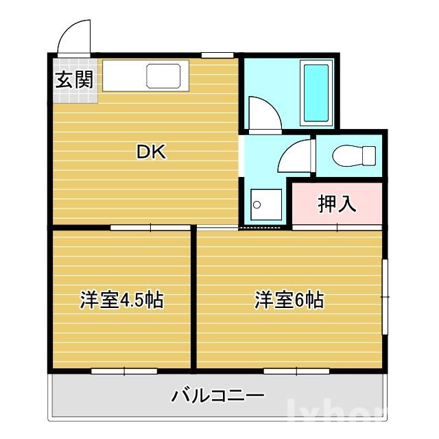 摂津第5マンションの間取り