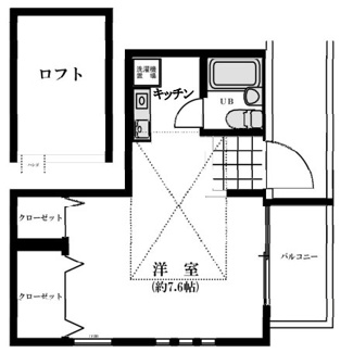 【間取り】 | フラット立石 | 間取りです。