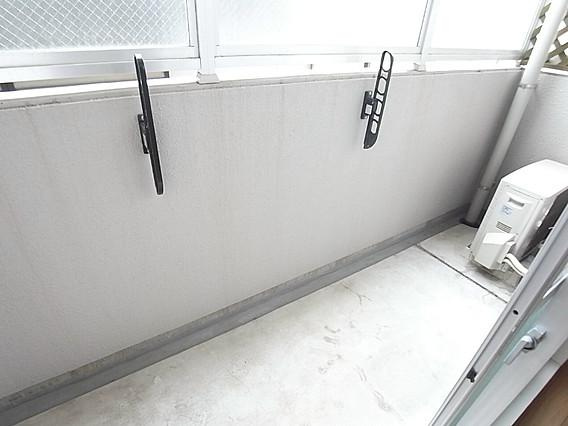 神戸市東灘区甲南町５丁目の賃貸マンションのバルコニー