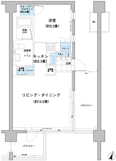 【間取り】 | ガーデニエール砧レジデンス
