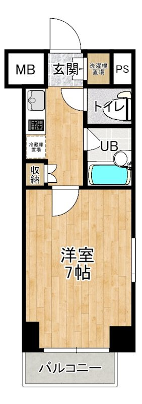 ルーブル鵜の木参番館の間取り|間取りです。