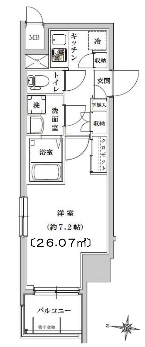 ライジングプレイス浅草ＥＡＳＴのロビー