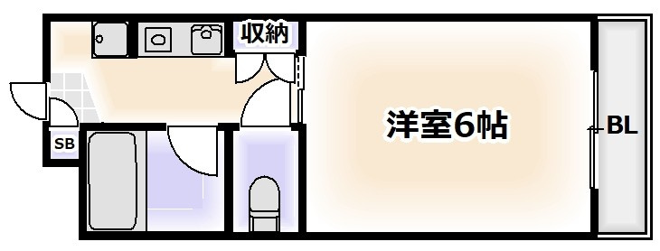 アソシアⅠの間取り