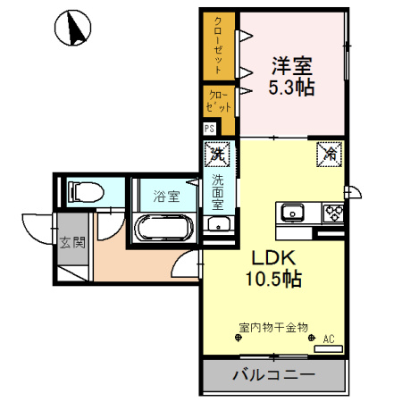 【間取り】 | LaLuce南茨木（ラルーチェ）