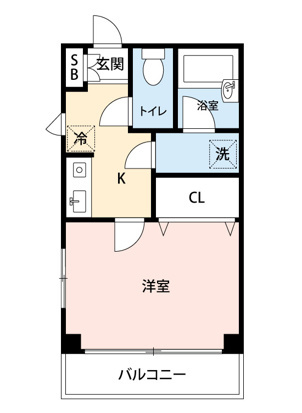 【間取り】 | ブロッサムガーデンB-再契約型-