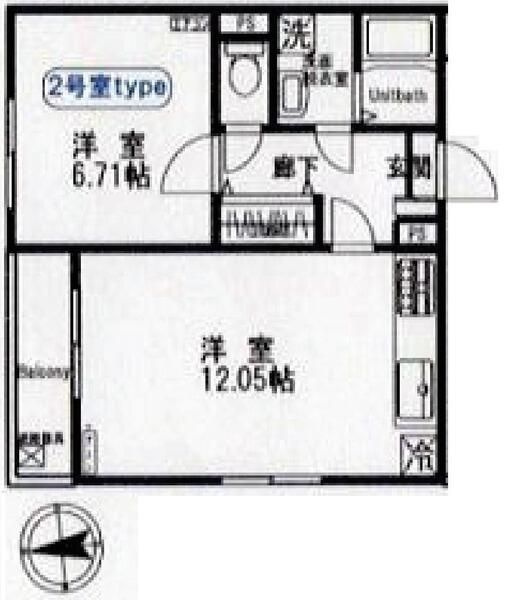 カルフール浅草の間取り