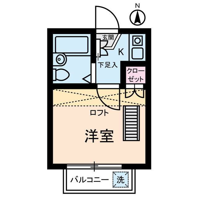 メッセ阿佐ヶ谷の間取り