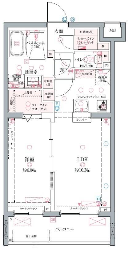クレヴィスタ墨田の間取り