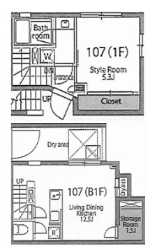 【間取り】 | ミレドゥーエ下北沢Ⅰ