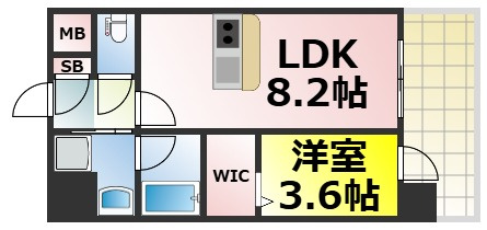 【間取り】 | エステムコート難波WEST-SIDEⅧエクシーナ 仲介手数料無料