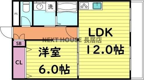 布亀マンションの間取り