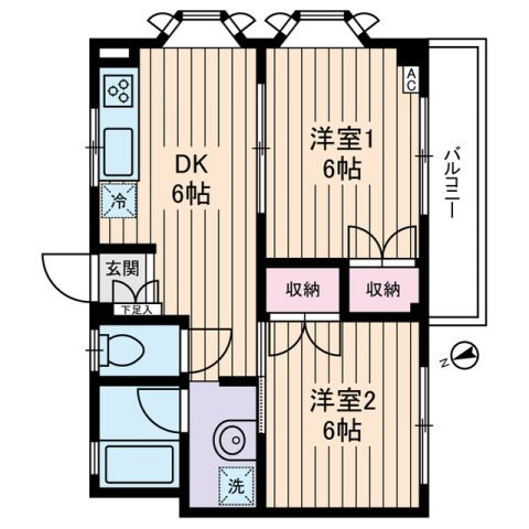 グランディオール原の間取り