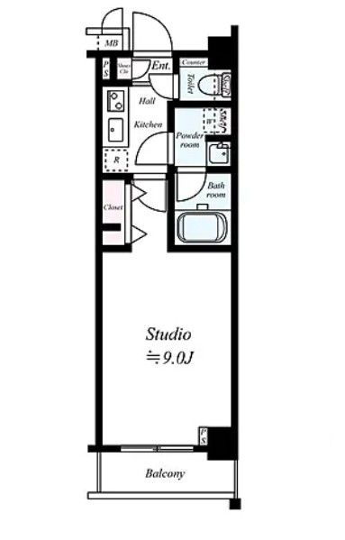 ガーラ・ヒルズ新宿の間取り|間取りです。