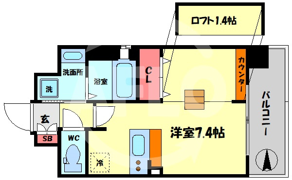 レオンコンフォート新梅田の間取り|レオンコンフォート新梅田　間取り