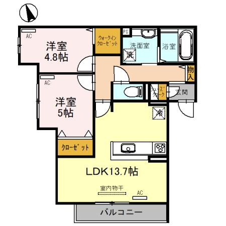 villa pacifico(ヴィラ　パシフィコ)の間取り