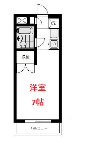 【間取り】 | ウィステリ久が原 | 洋室7帖です　・ネット使用料無料