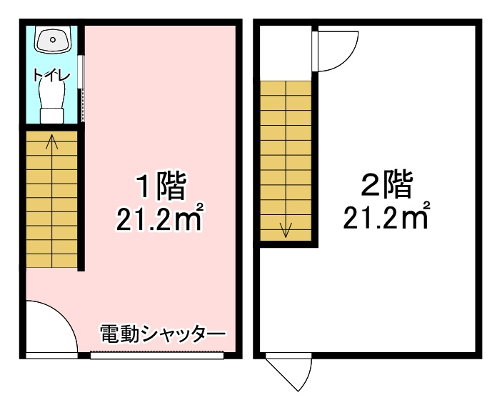 豊中市向丘３丁目の倉庫の間取り