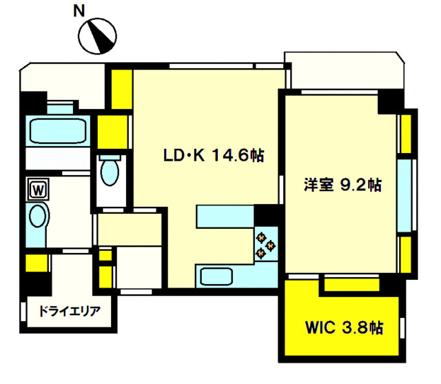ローゼンハイツ西麻布の間取り