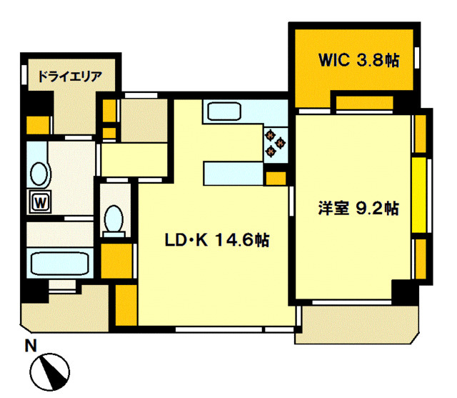 ローゼンハイツ西麻布の間取り