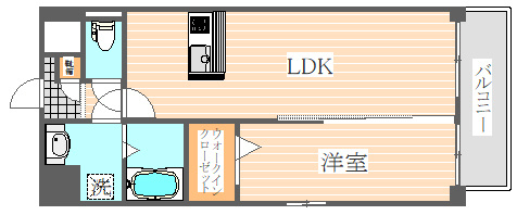 テイルガーデン博多の間取り|使いやすい間取りです。