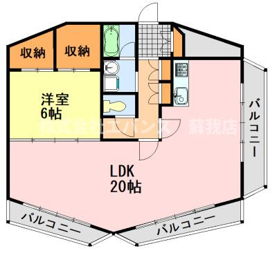 【間取り】 | クリスタルスクエアINOHANA