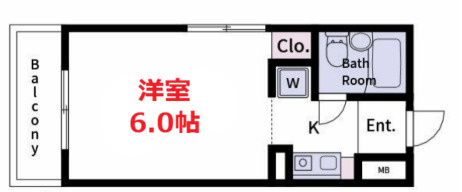 【間取り】 | NU TERRACE鵜の木 | お部屋の間取りです。