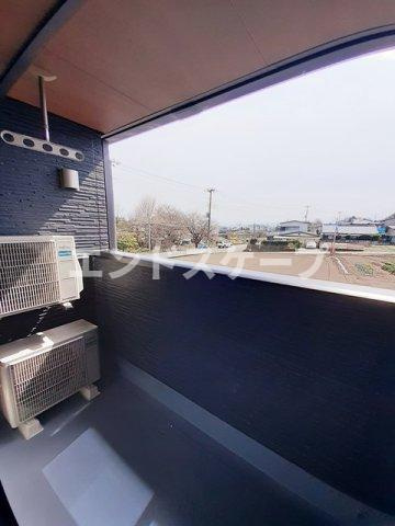 ニューライズ上野田のバルコニー|高崎、前橋のお部屋探しはエンドスケープまで！お客様の理想お聞かせ下さい♪