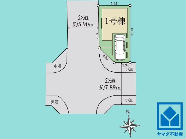 尼崎市尾浜町２丁目　1期の区画図